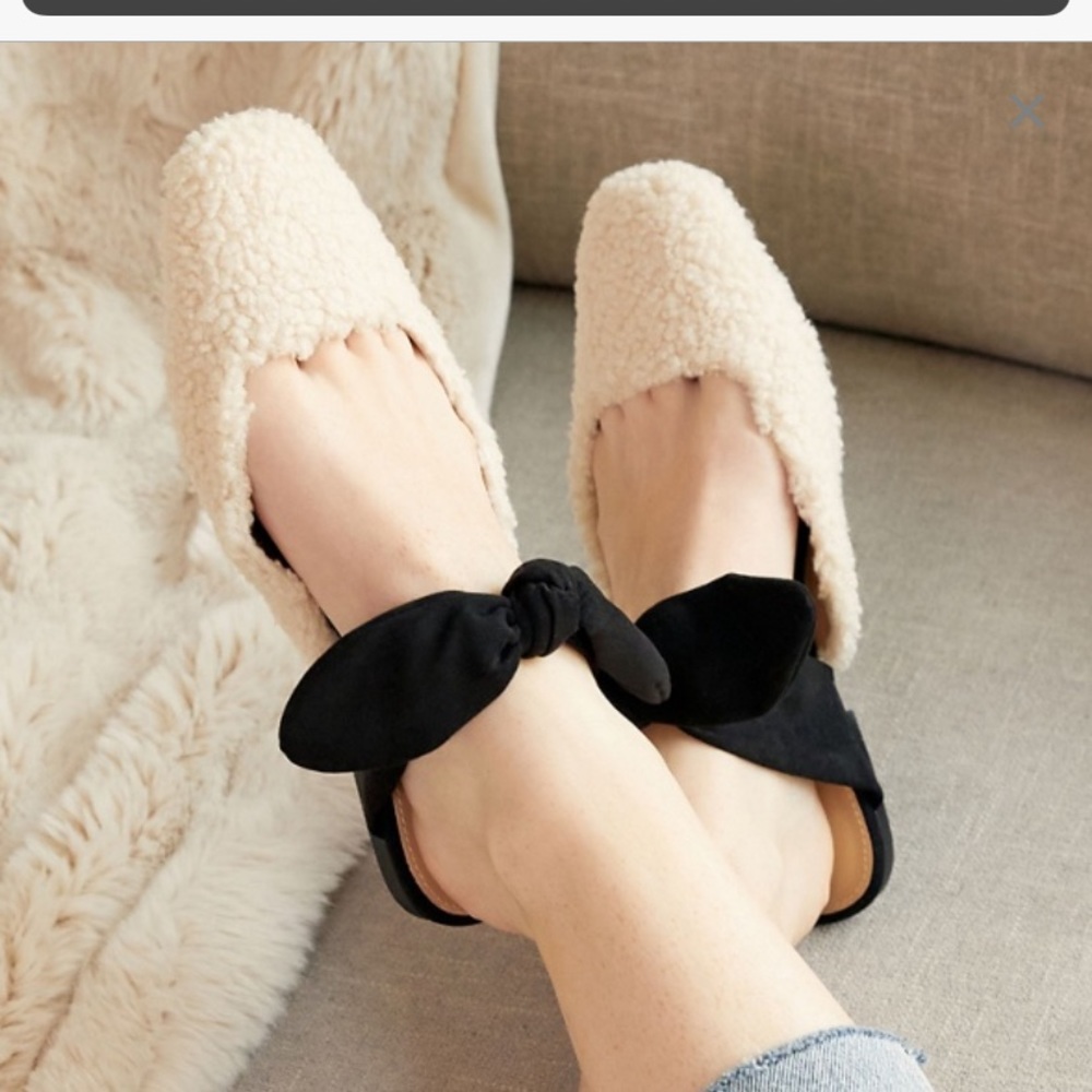 NEW JUSTFAB KALLAN MULE SLIP ON FLATS- US 7.5